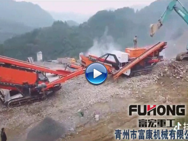 云南大产量移动91香蕉国产在线观看站+筛分设备生产现场